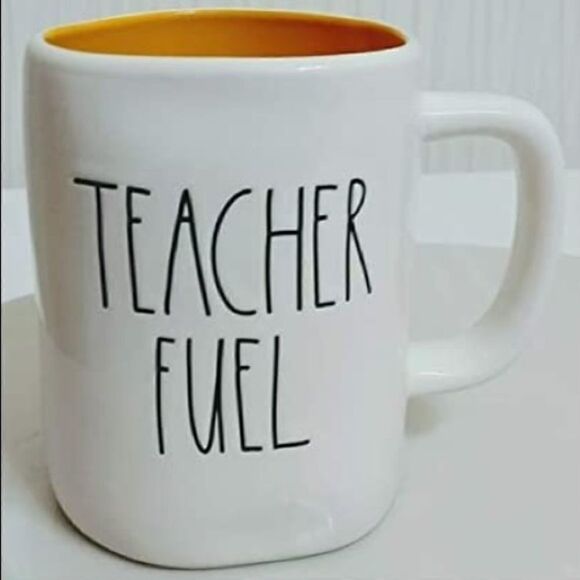 NEW Rae Dunn by Magenta, TEACHER FUEL Coffee Mug - Picture 3 of 10